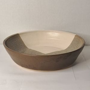 Handcrafted pottery bowl.
